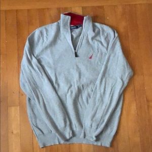 Nautica crew neck size small. Slightly worn